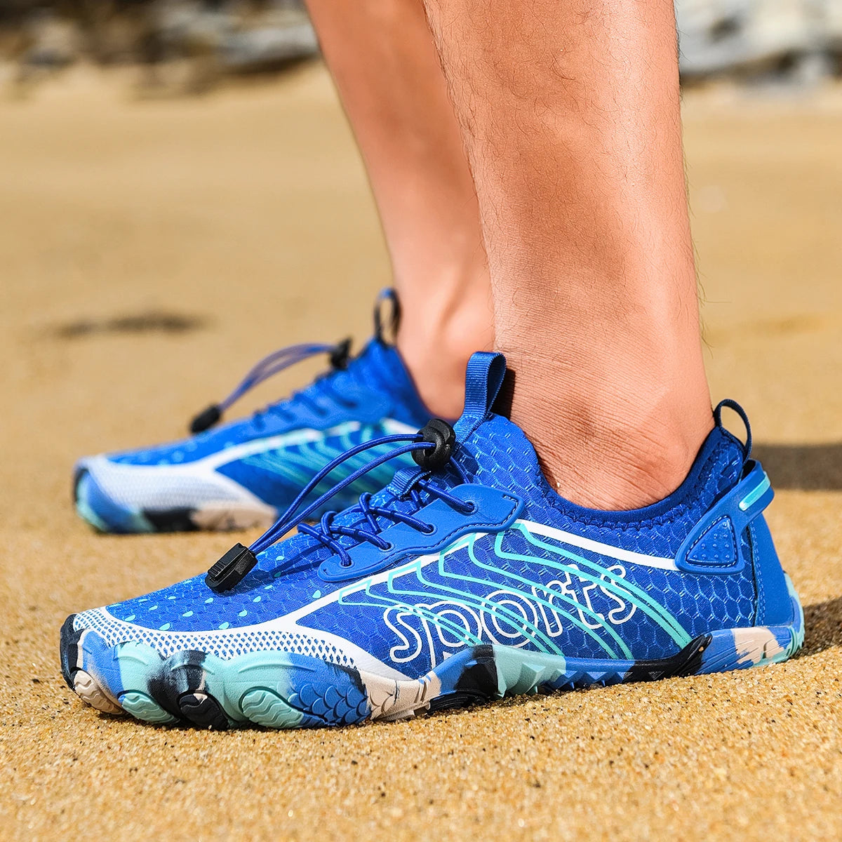 Men Quick Dry Barefoot Water Shoes For Beach And Outdoors