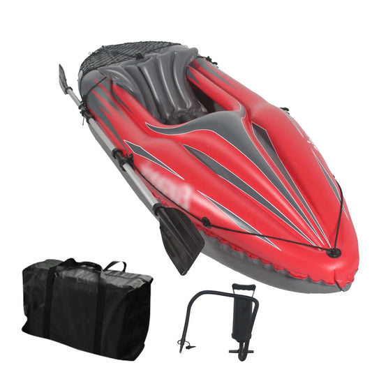 HHSJZWCY Inflatable One Person Kayak With Pump And Paddles