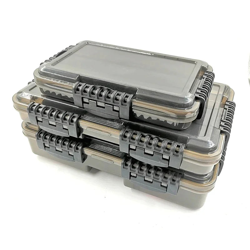 Waterproof Fishing Tackle Box Storage Organizer For Bait And Hooks