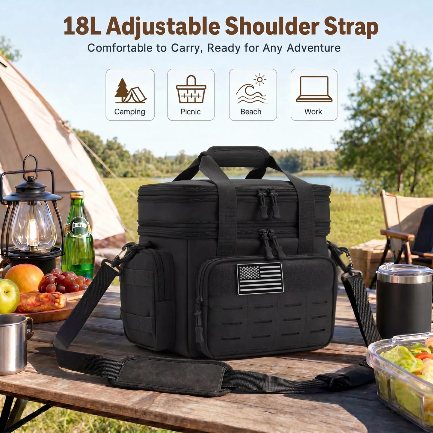ReFire Gear Insulated Picnic Cooler Bag