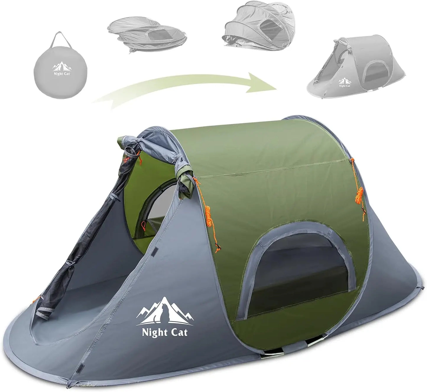 YTYIN Pop Up Camping Tent Waterproof Instant Setup Outdoor