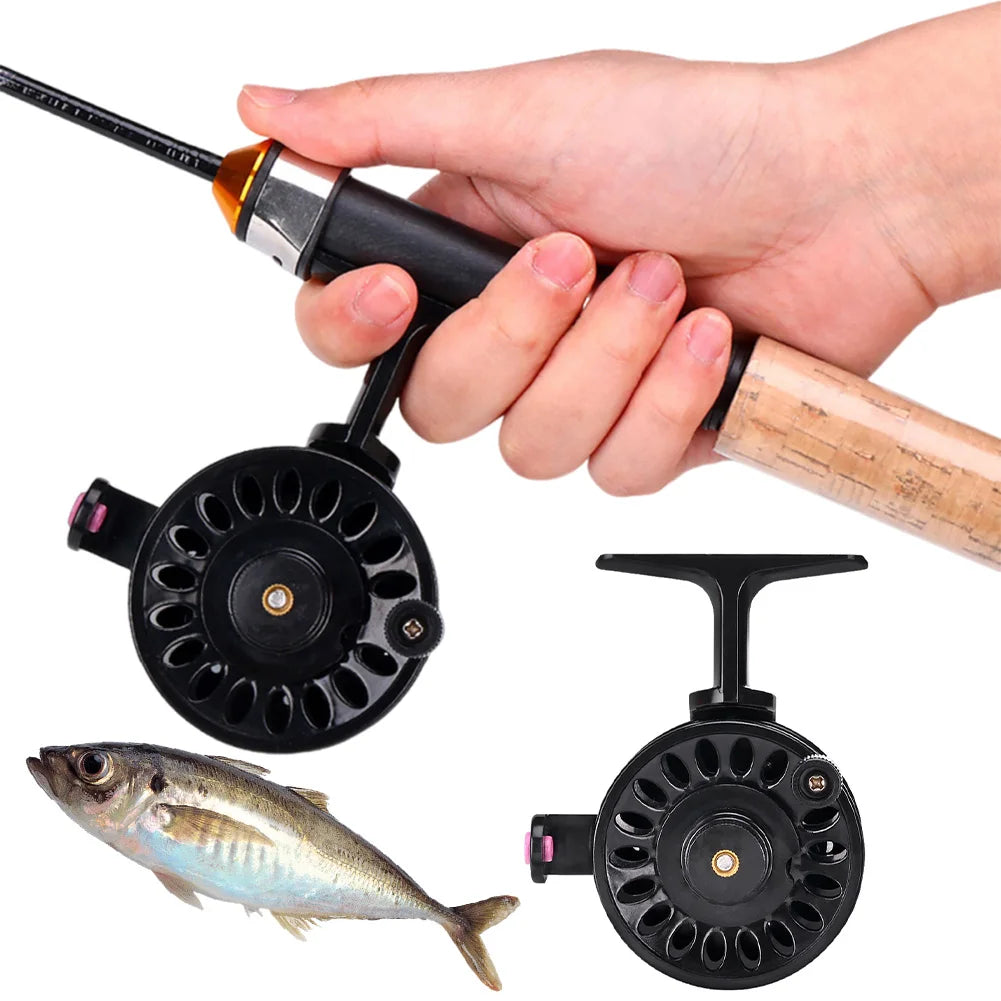 ATUOTIN Inline Ice Fishing Reel Lightweight Plastic Wheel