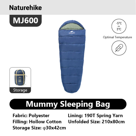Naturehike Mummy Sleeping Bag For Adults MJ300 MJ600