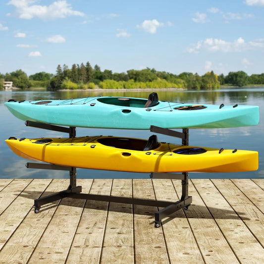 JETTING Heavy Duty Freestanding Storage Rack For Kayaks Canoes SUPs