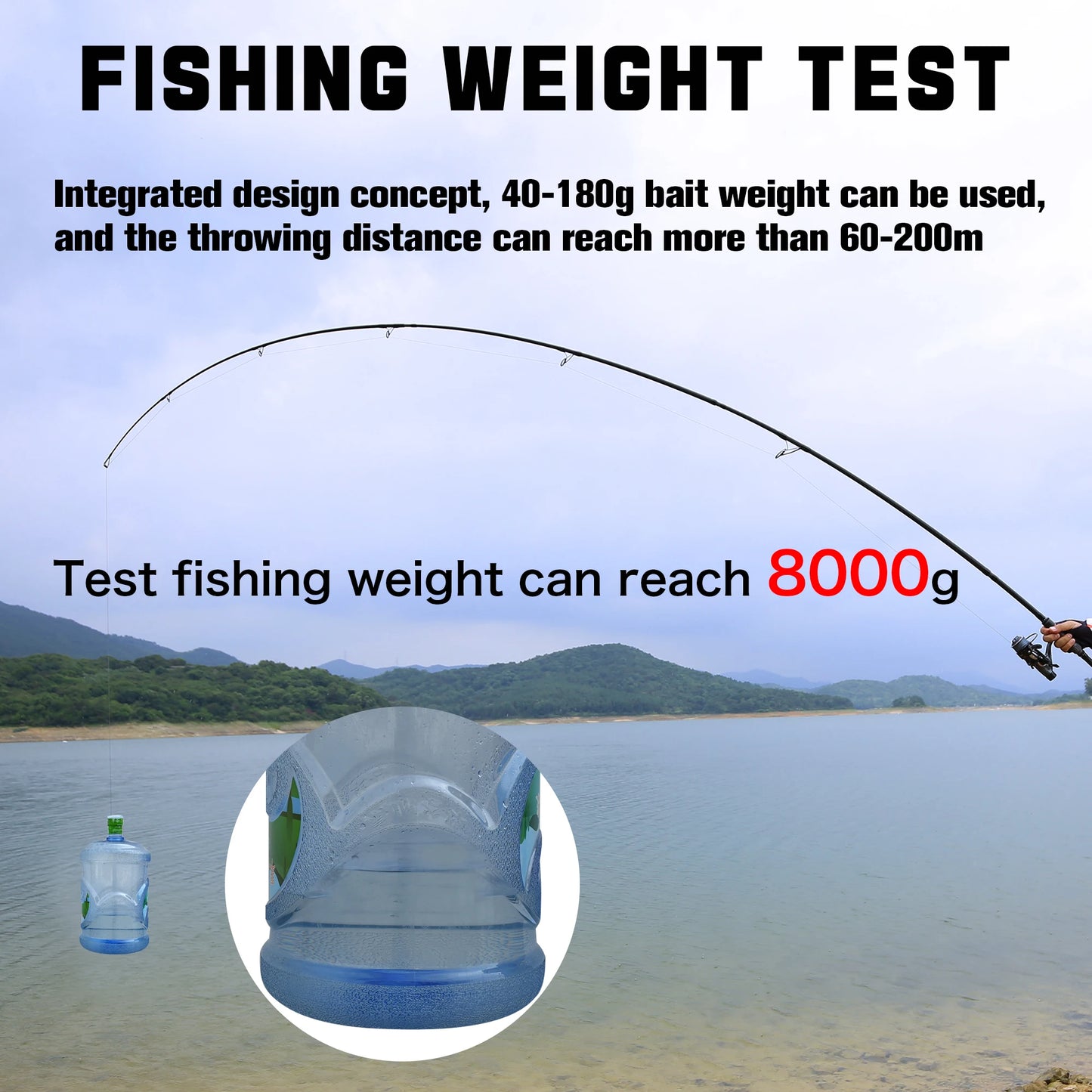 BIUTIFU BigFish Carp Surfcasting Rod Carbon Fast Action