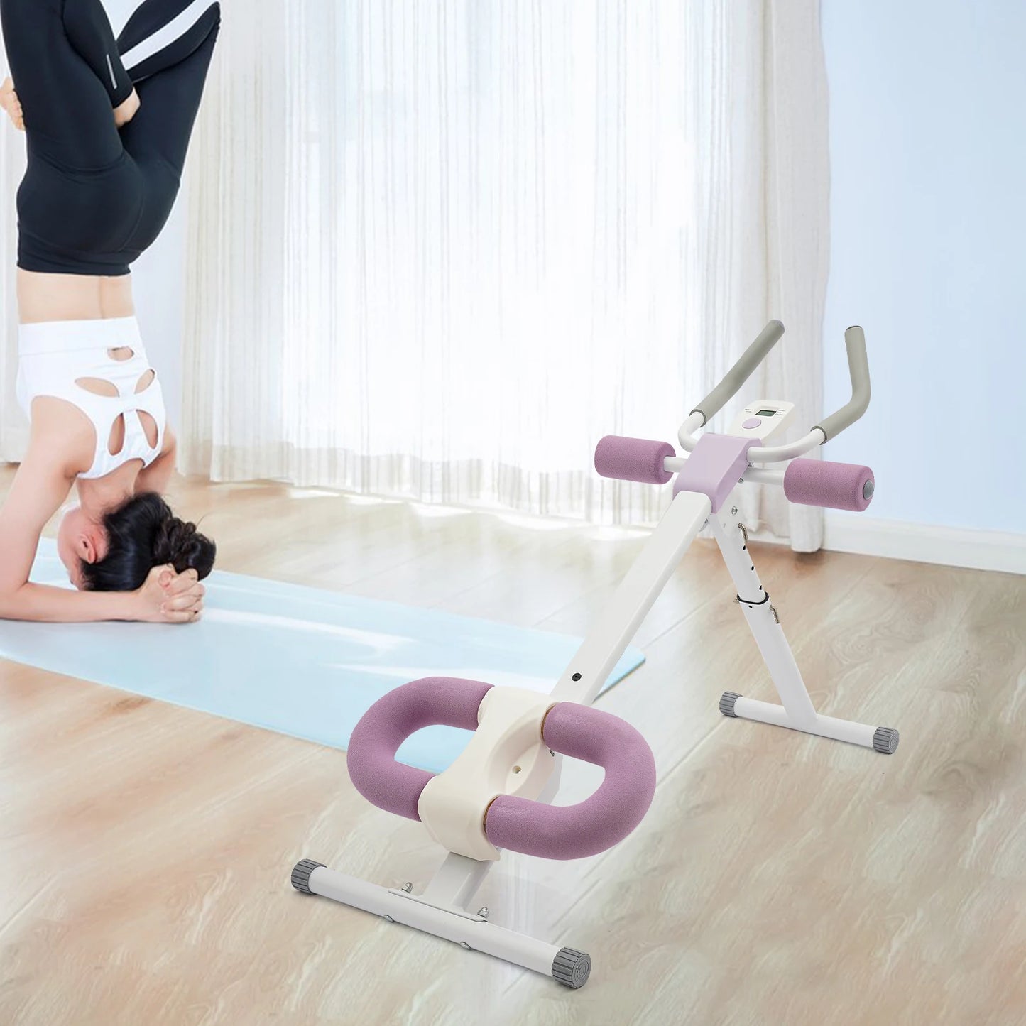 Abdominal Trainer Machine For Home Gym Adjustable Incline And Height