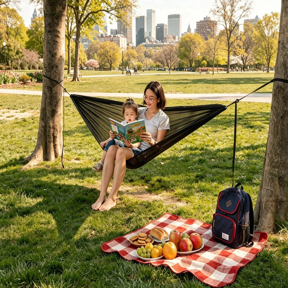 Night Cat Ultralight Pocket Hammock for Solo Hiking