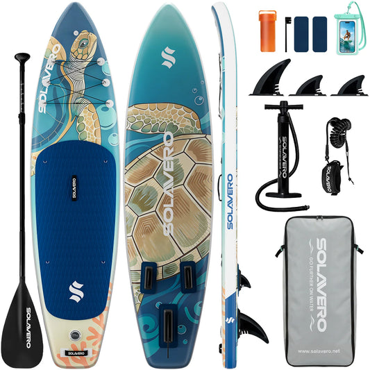 Inflatable Stand Up Paddle Board With EVA Deck For Sea