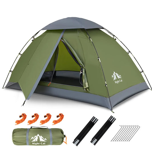 Night Cat Upgraded Backpacking Tent Easy Clip Setup