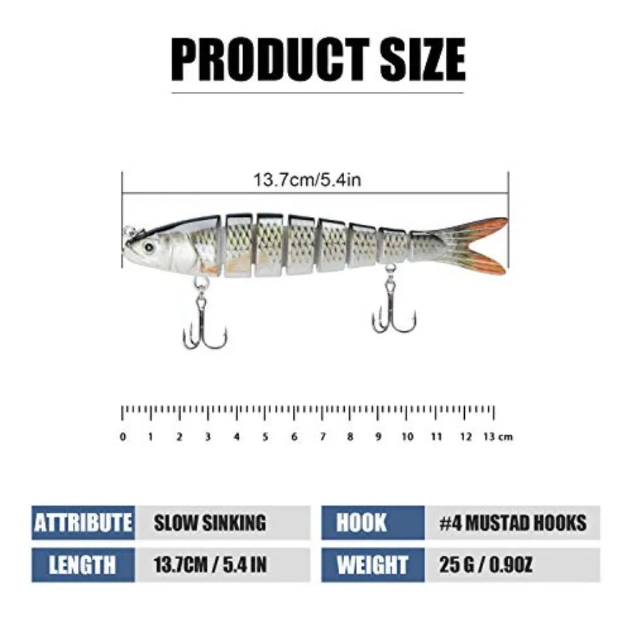 Swimmax Easy Catch Bream Lure With BKK Hooks Vibrating Rattling