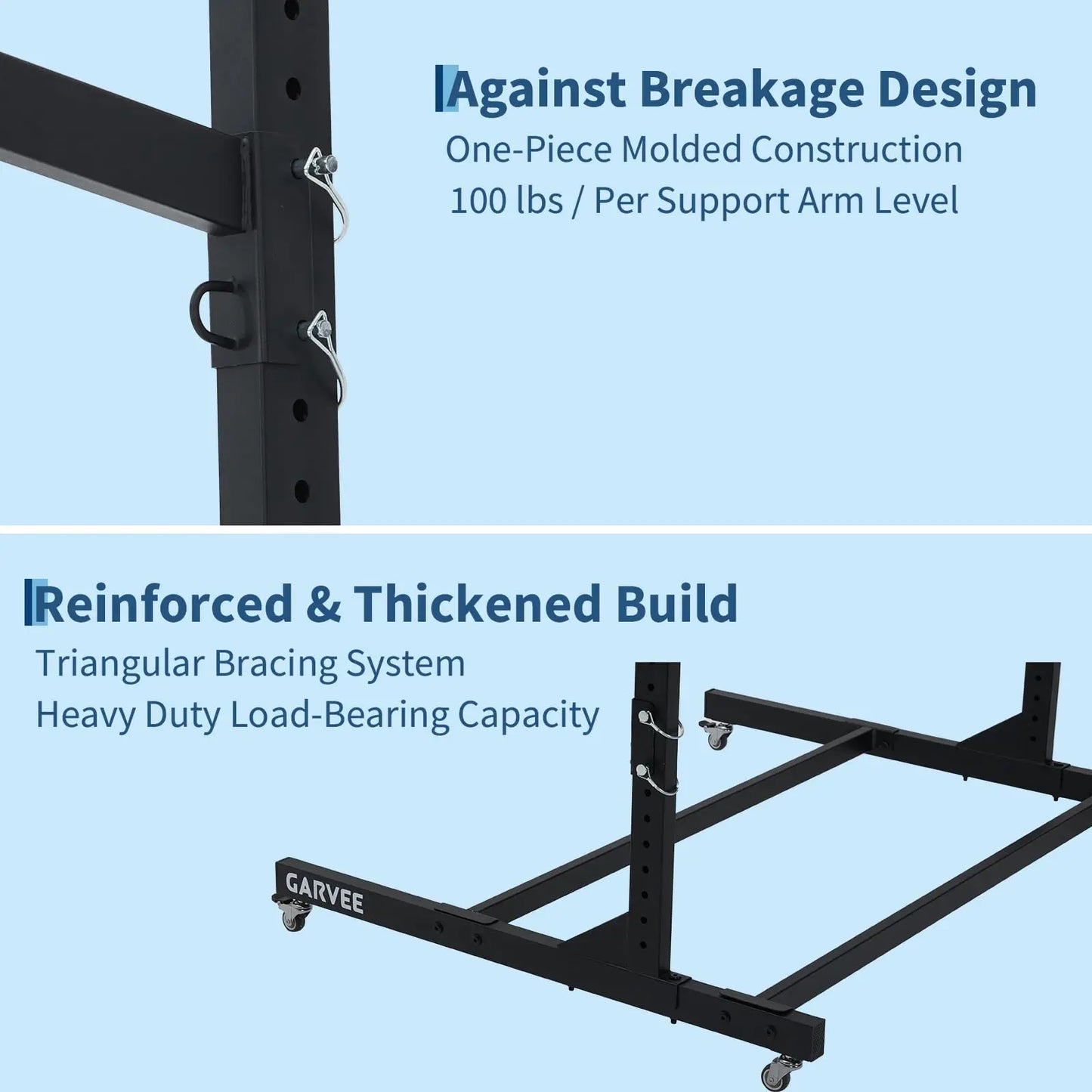 Freestanding Kayak Storage Rack With Wheels