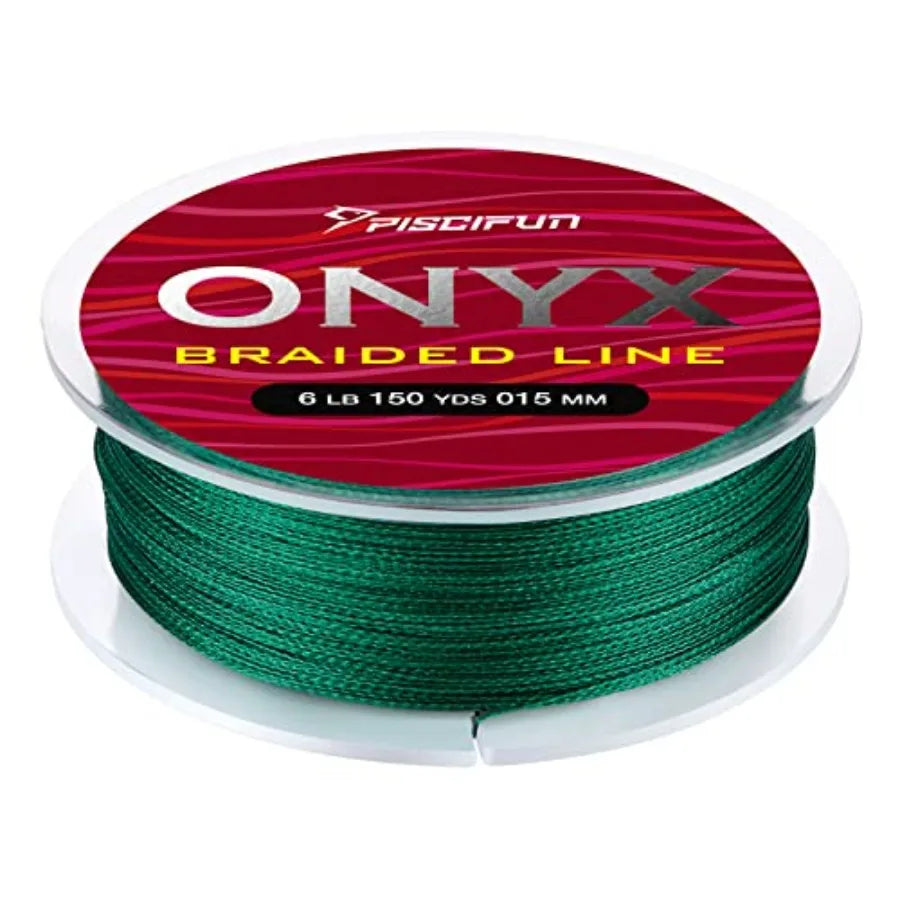 Onyx Braided Fishing Line Abrasion Resistant Zero Stretch Low Memory