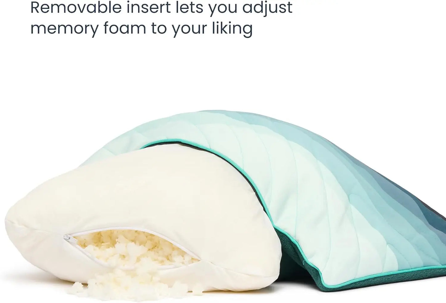 YTYIN Adjustable Camp Pillow Memory Foam Travel Outdoors
