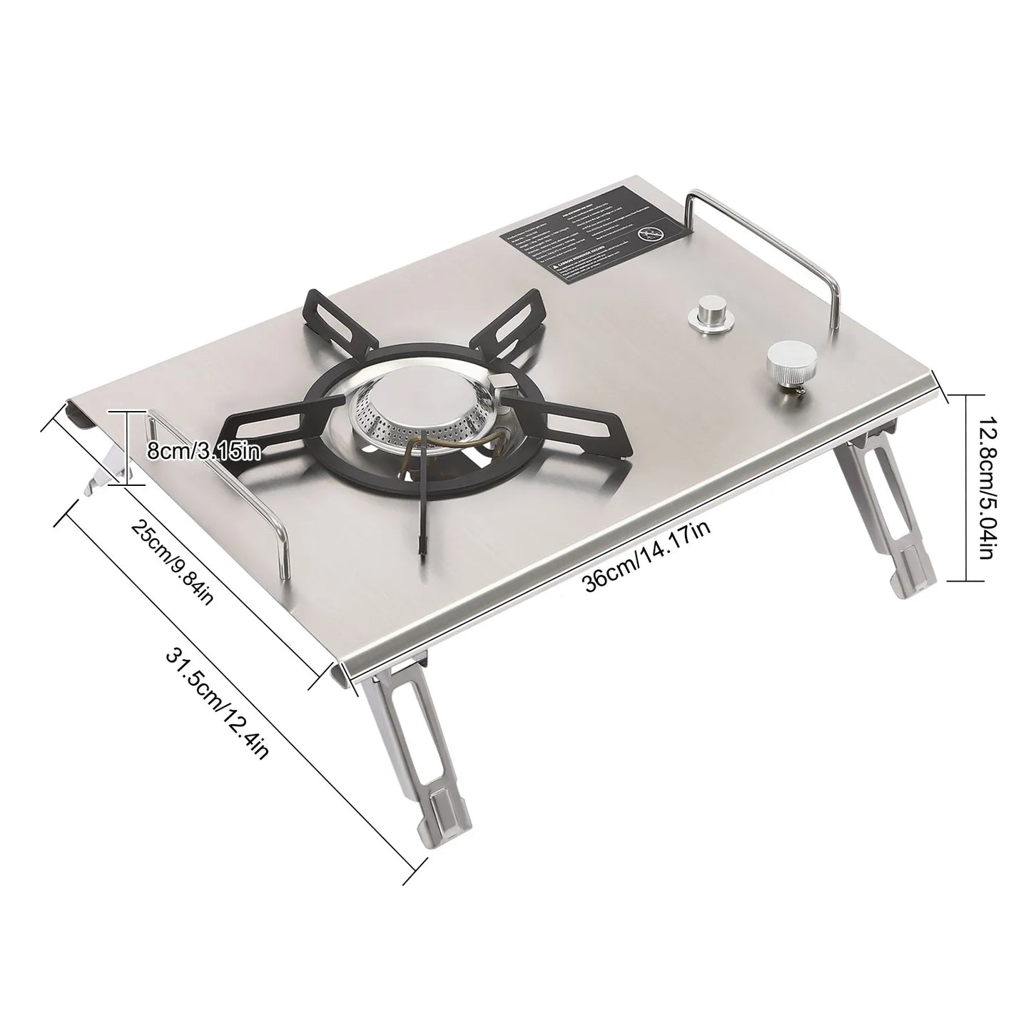 Portable Outdoor Folding Gas Stove With Electronic Ignition