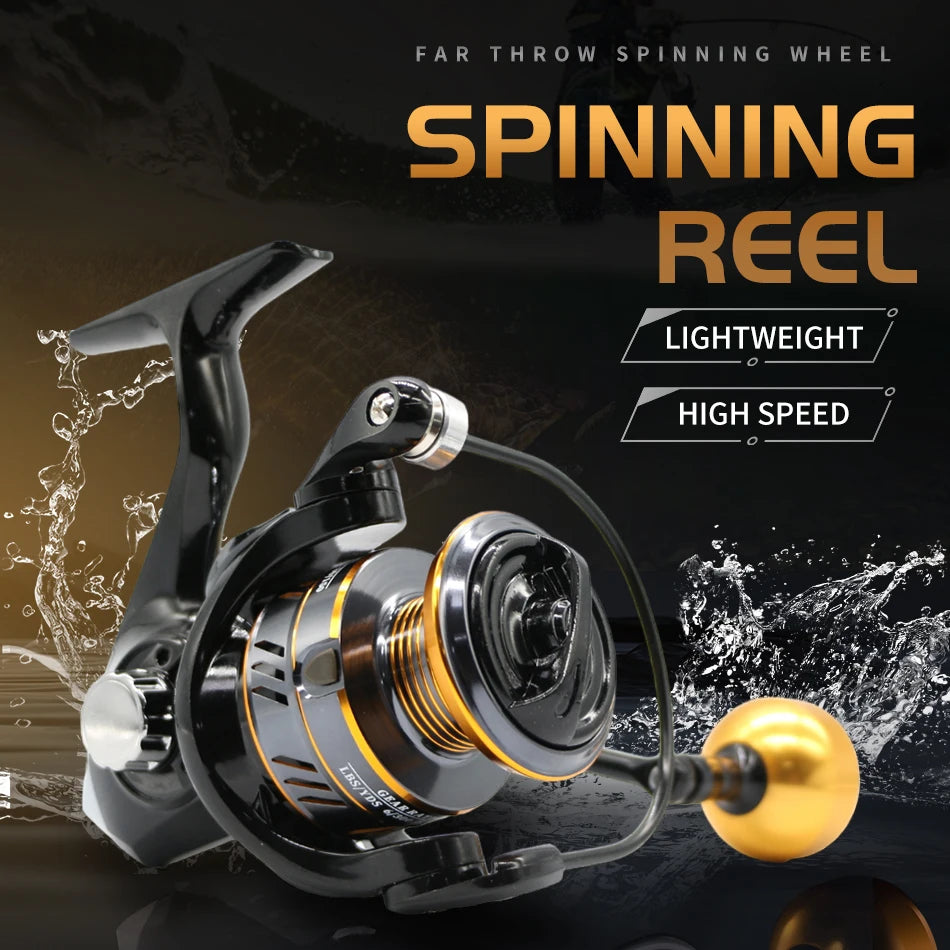 Rooblinos Spinning Fishing Reel High Speed Metal Body