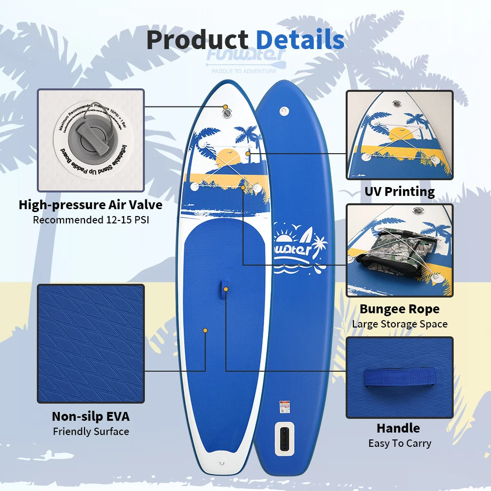 Funwater Ultra-Light Inflatable Stand-Up Paddle Board