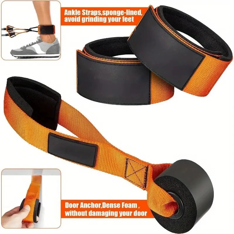 Resistance Training Strap With Handle For Strength And Fitness