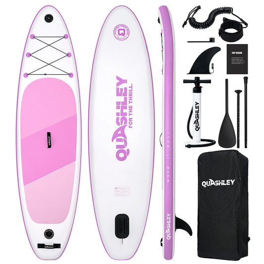 Quashley Inflatable Stand Up Paddleboard For All Skill Levels
