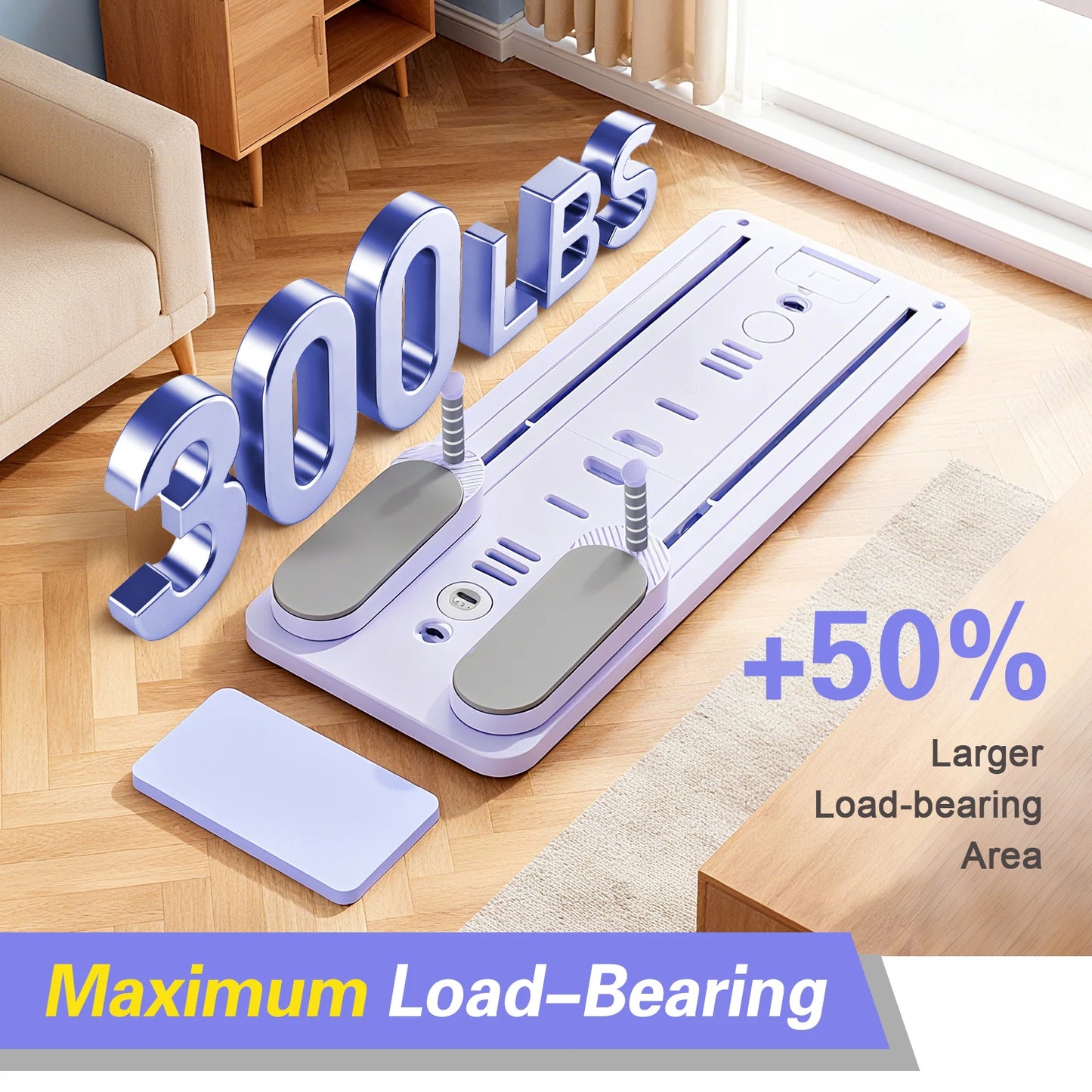 Foldable Pilates Bar Ab Board Full Body Workout Equipment
