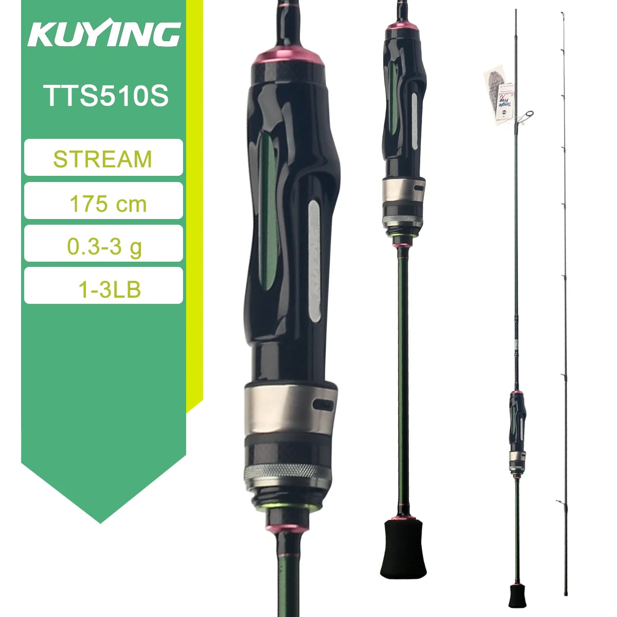 KUYING TETON Spinning Rod BFS Casting Lure Rod Carbon