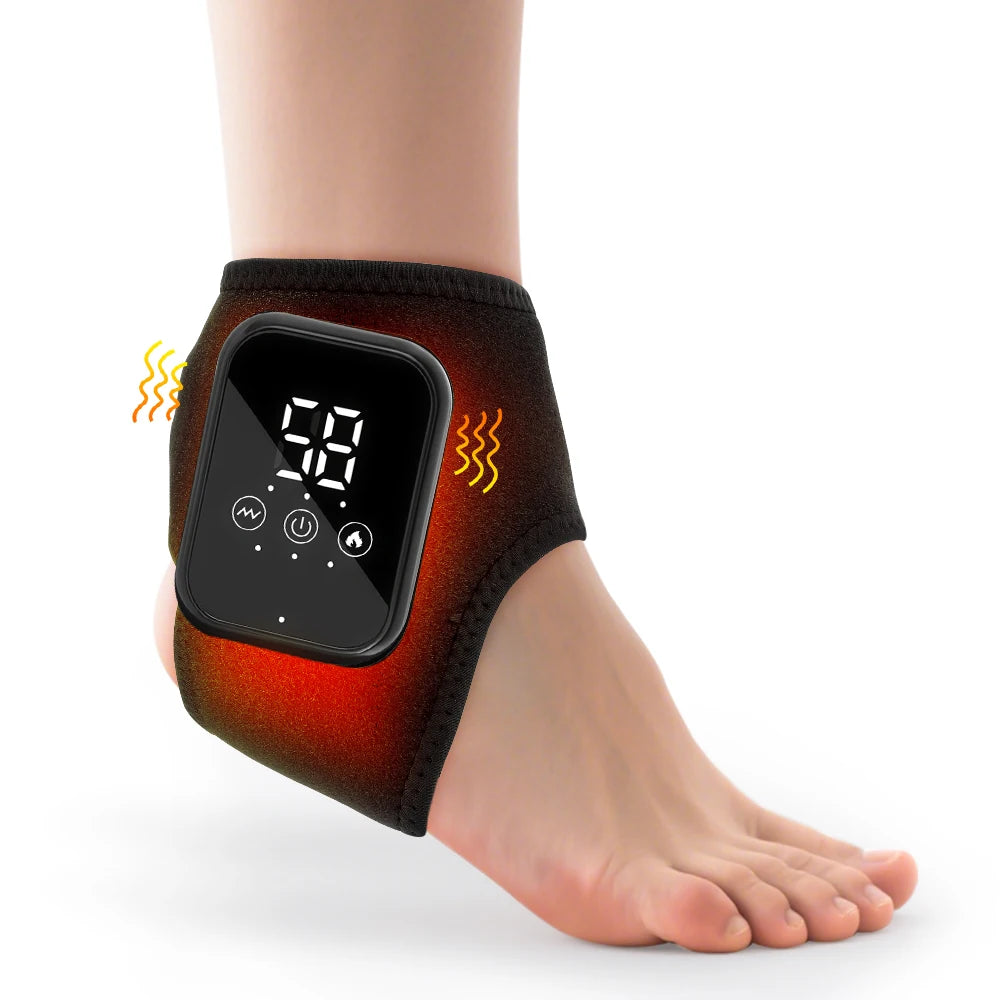 Hailicare Heated Ankle Massager With Heat And Vibration