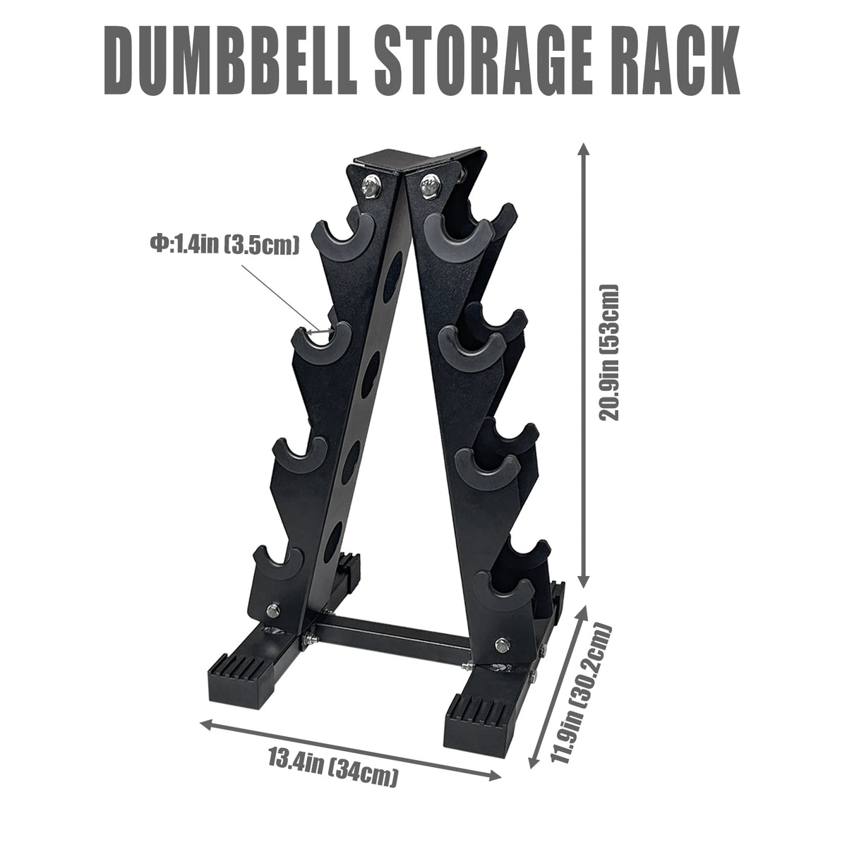 MARSAFIT A Frame Dumbbell Rack for Home Gym Weight Storage