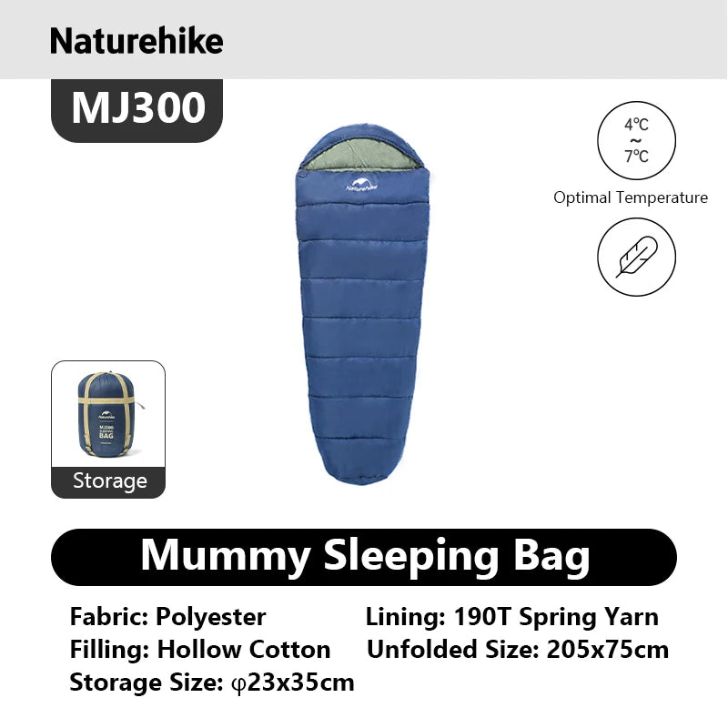 Naturehike Mummy Sleeping Bag For Adults MJ300 MJ600