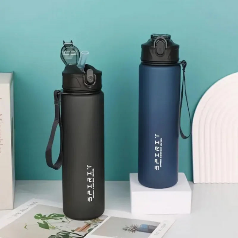 Leak-Proof BPA-Free PC Insulated Sports Water Bottle With Straw