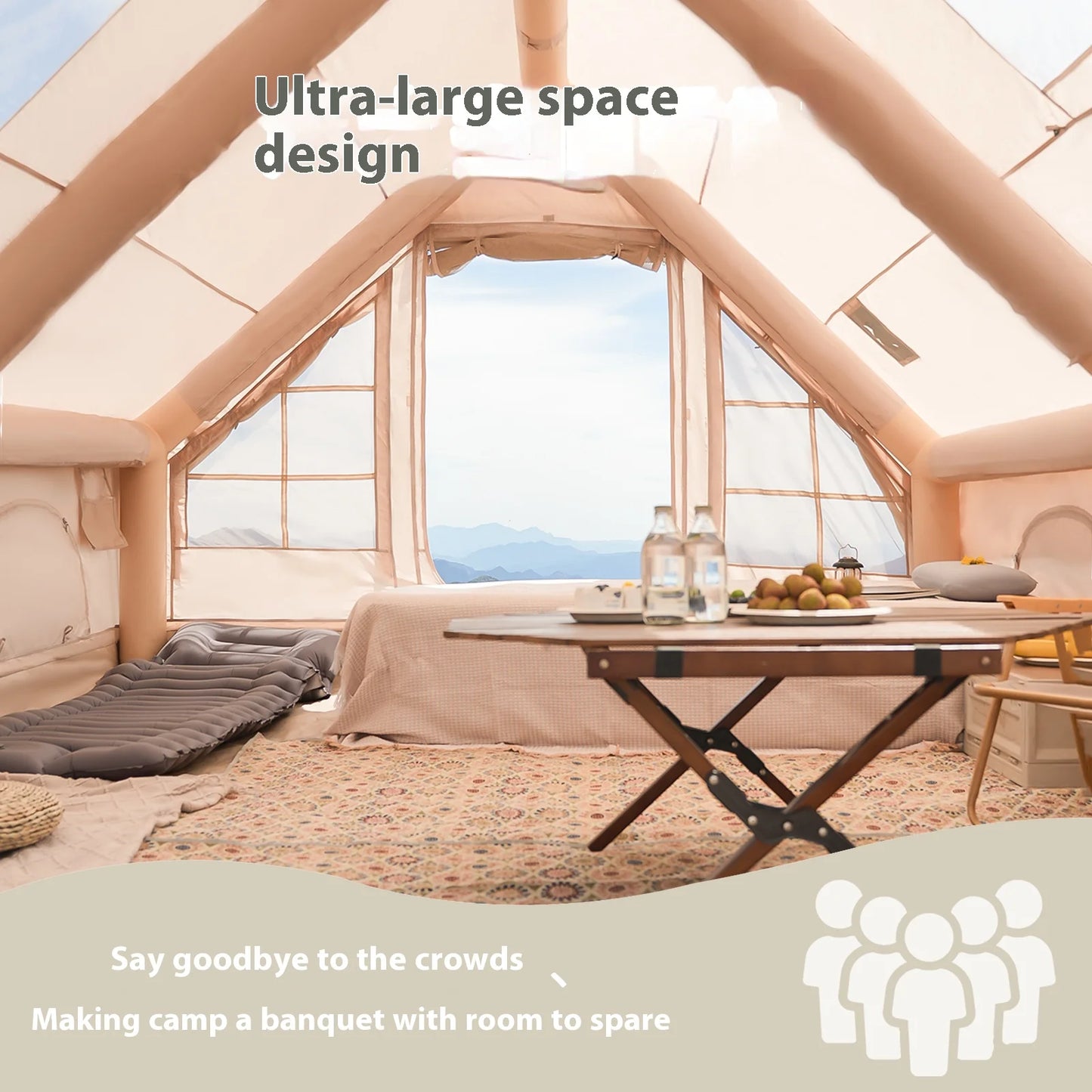 Pakicetus Inflatable Family Camping Tent