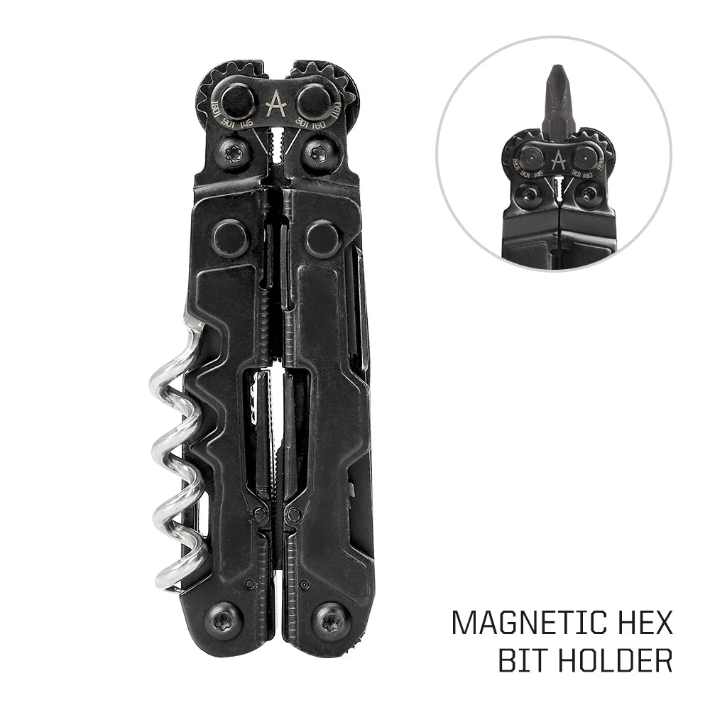 SOG PowerLitre Stainless Steel Multitool With Corkscrew