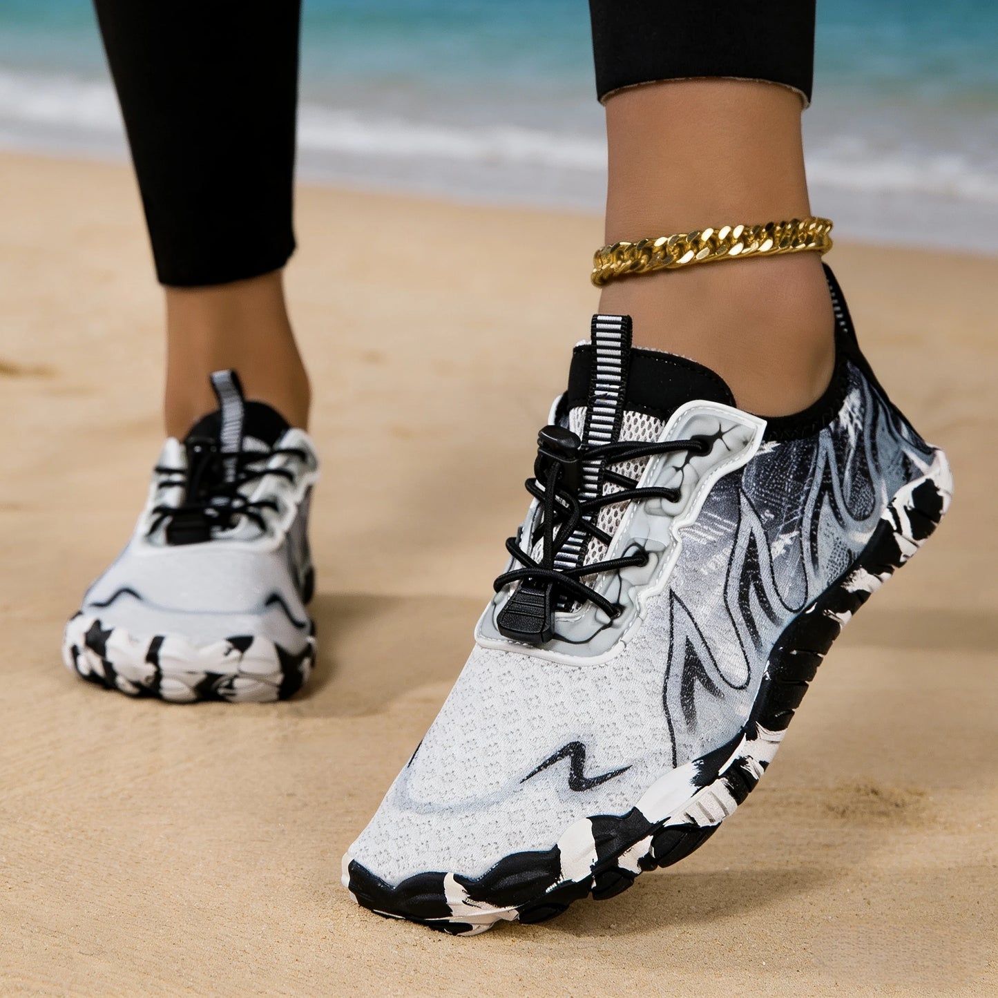 Unisex Water Shoes Quick Dry Barefoot Breathable Sneakers Non Slip