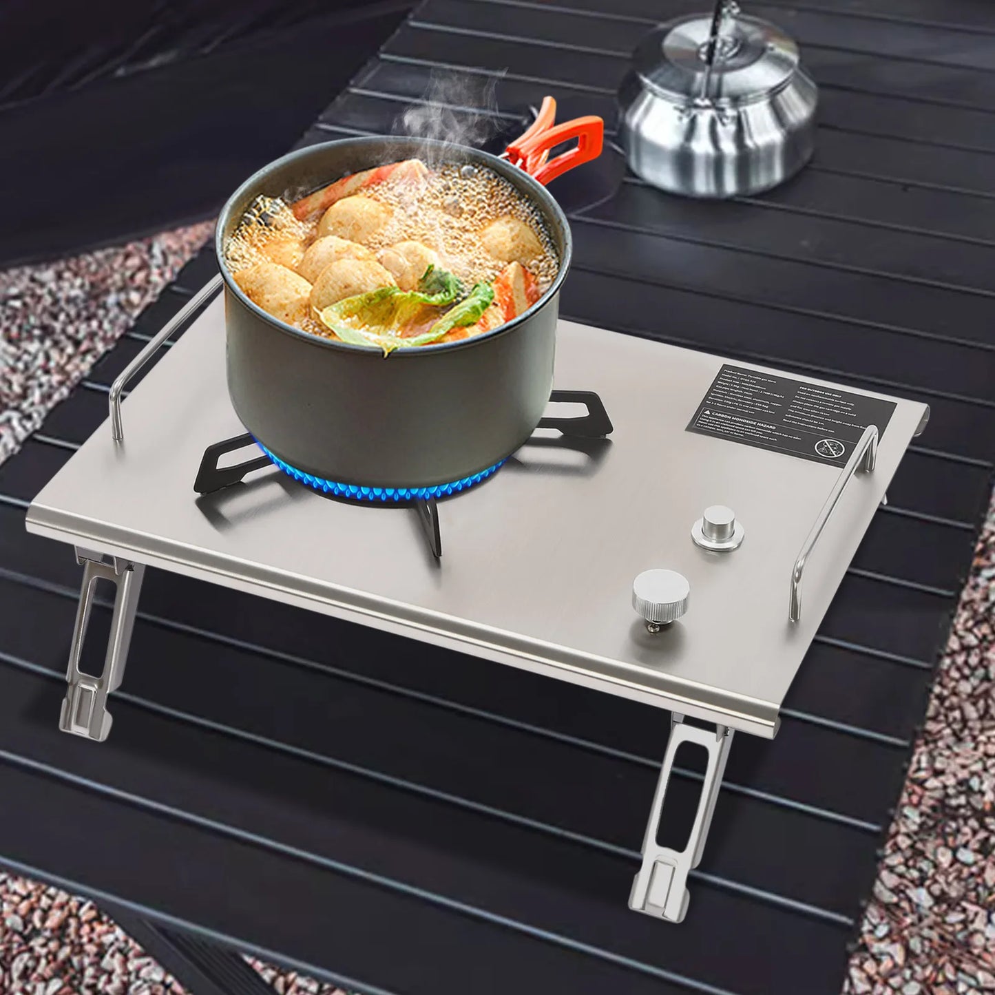 Portable Outdoor Folding Gas Stove With Electronic Ignition