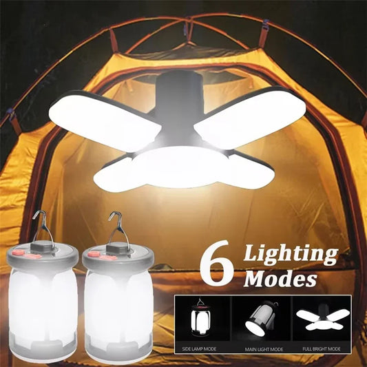 Newbirth Solar LED Camping Lantern 4500mAh 1000LM Emergency Power Bank