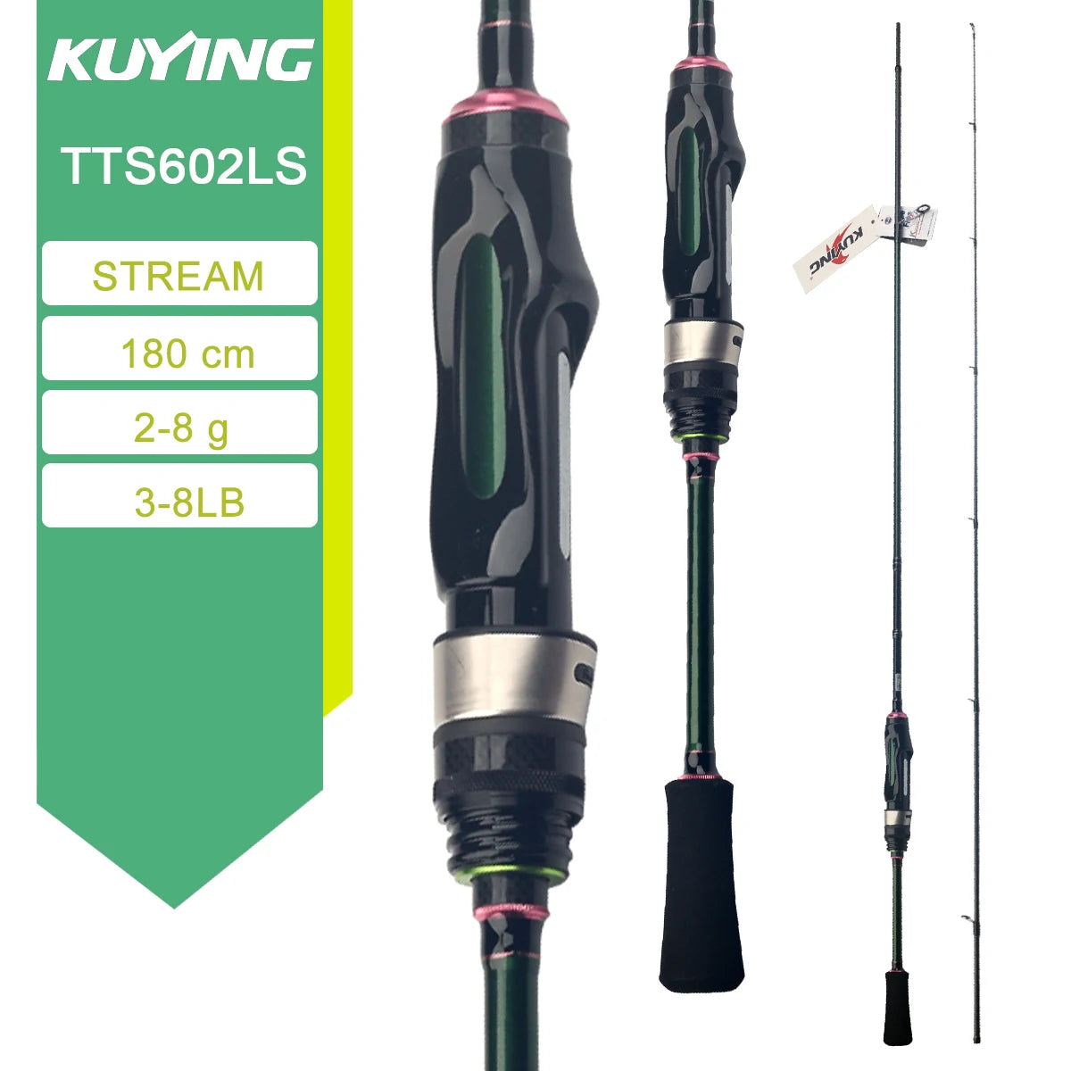 KUYING TETON Spinning Rod BFS Casting Lure Rod Carbon
