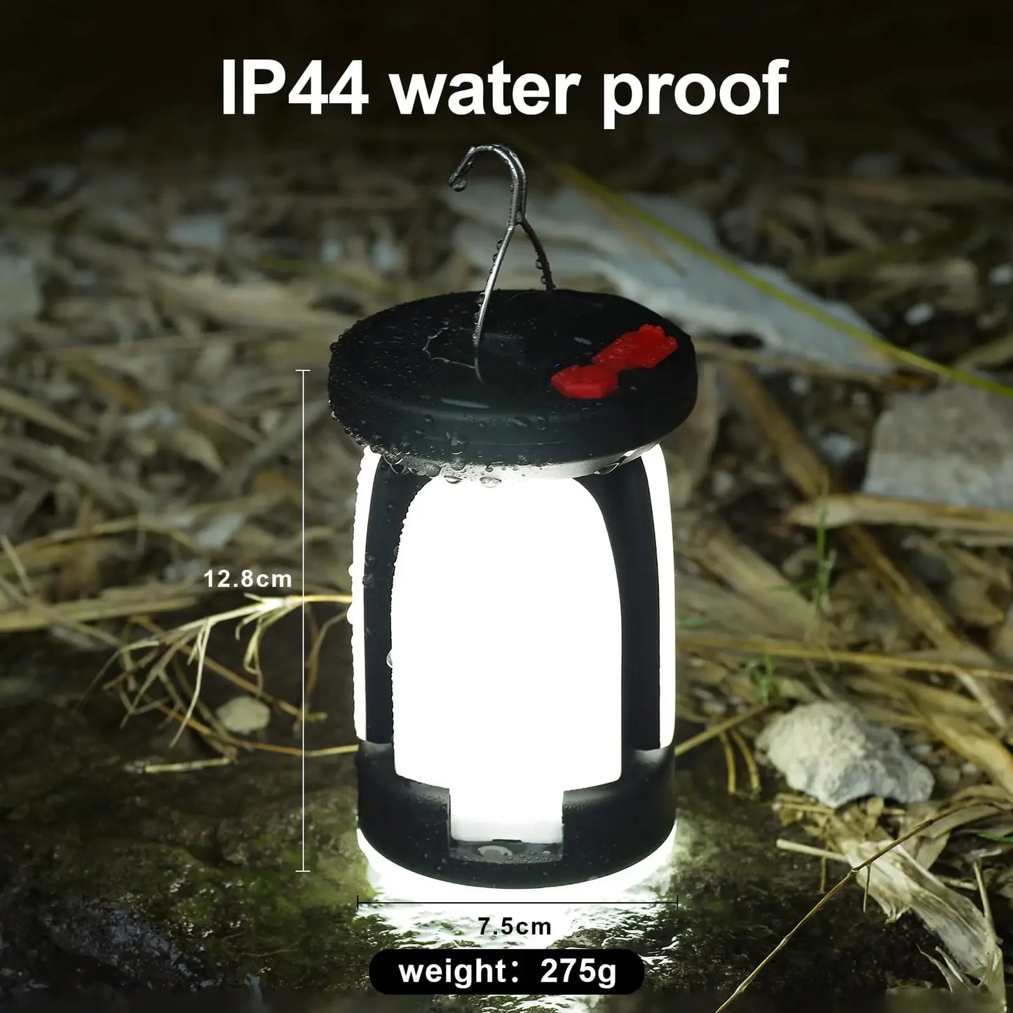 Newbirth Solar LED Camping Lantern 4500mAh 1000LM Emergency Power Bank