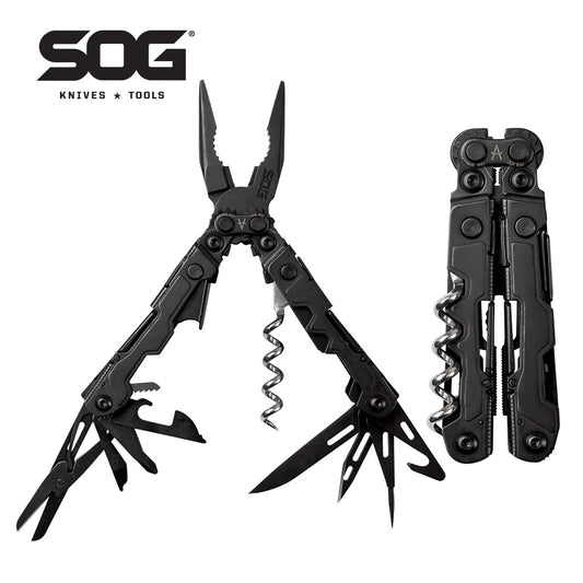 SOG PowerLitre Stainless Steel Multitool With Corkscrew