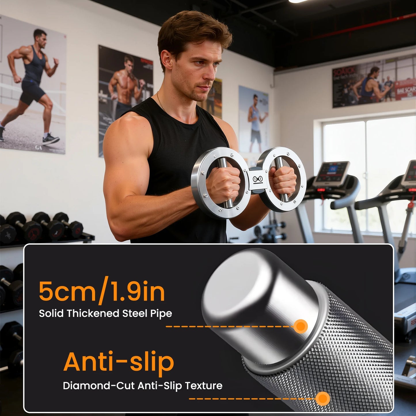 Rotator Machine Multifunctional Grip Strength Trainer Forearm Exerciser