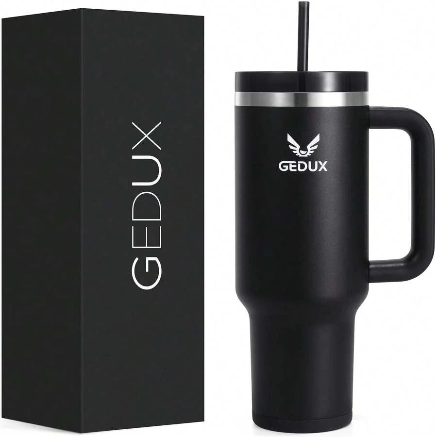 Stainless Steel Water Bottle 2 In 1 Leak Proof Lid